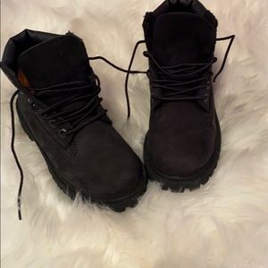 Black Timberland Boots